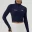 Buffbunny Zipper Shirt Women Elastic Long Sleeves Outerwear Women Crop Top Mockneck Gym Yoga Shirt Fitness Womans Zip Jacket 3