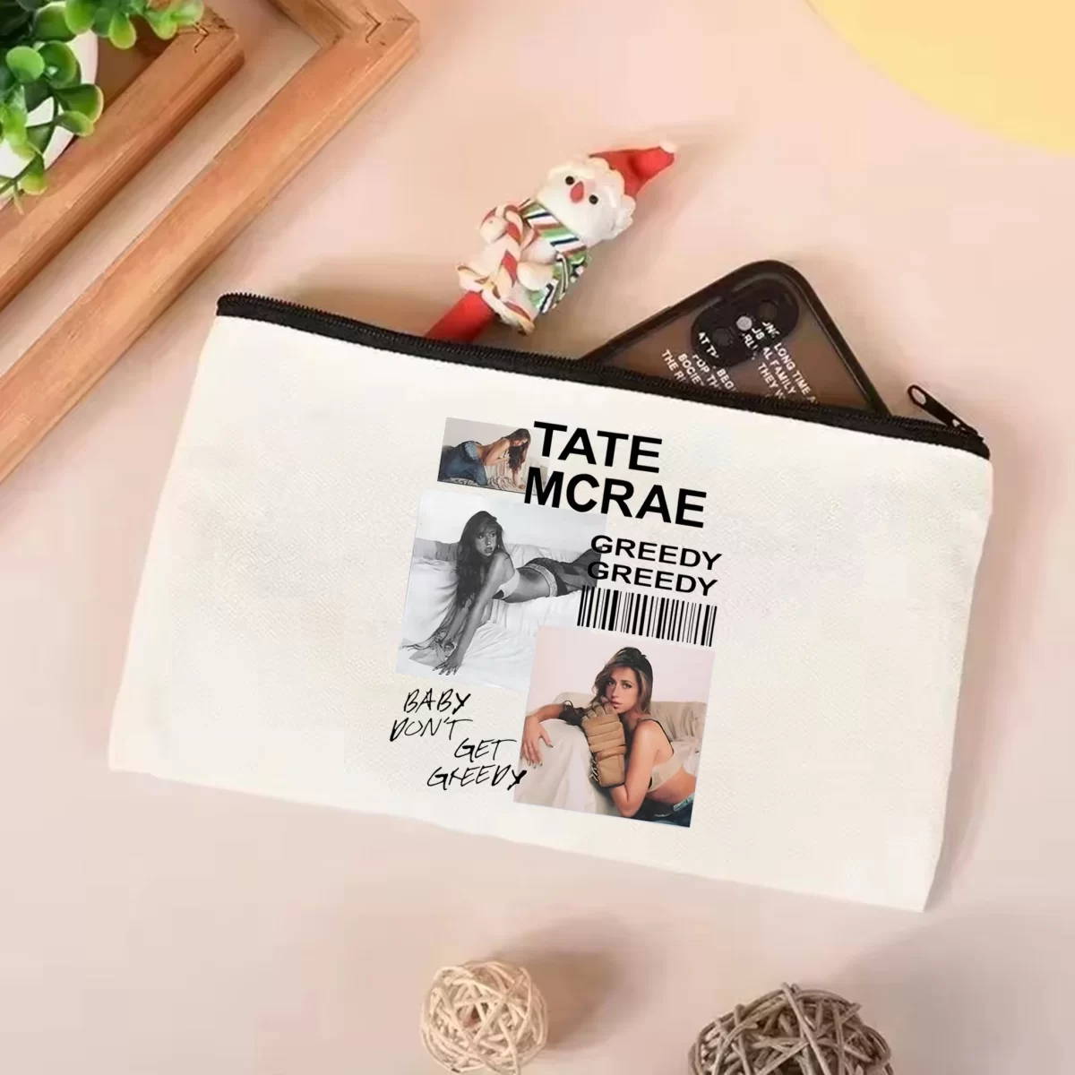 حقيبة كتف Tate mcrae للنساء ، الموضة ، الطباعة الجمالية ، حمل ، قماش ، محمول ، للحفلات الموسيقية ، 5