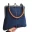 Women's Denim Handbag with Kiss Lock Clasp Vintage Coin Purses Crossbody Bag for Outdoor Portable Beach Wedding 7