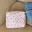 Quilted Cotton Ladies Travel Storage Bag Retro Cherry Womens Cosmetic Bags Cute Design Girls Pencil Case Makeup Bag Handbags Bag 10